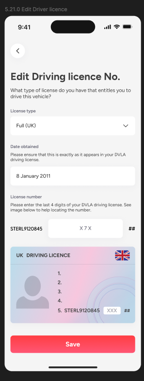 licence update