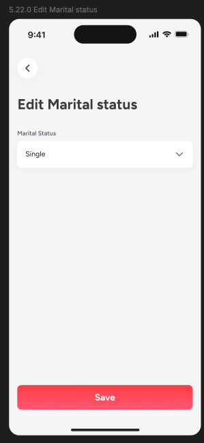 marital status update